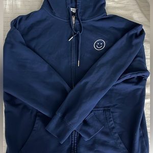 Garage Oversized Navy Hoodie!